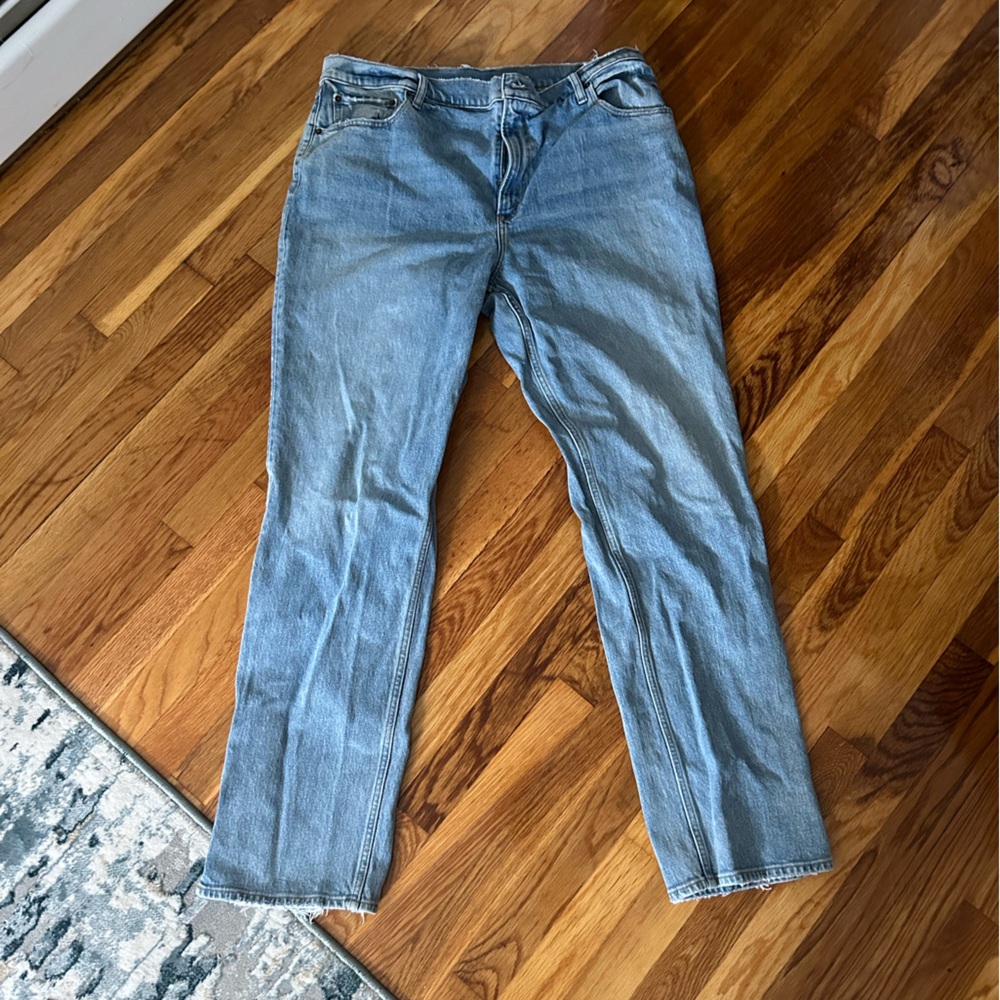 Abercrombie & Fitch Light Blue Women's Straight Jeans